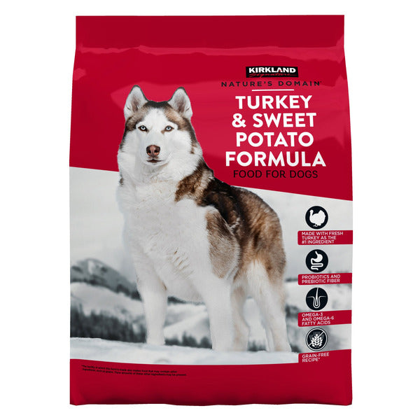 ドッグフード Kirkland Turkey & Sweet Potato Formula Kirkland Signature Nature's Domain Turkey Meal and Sweet Potato
