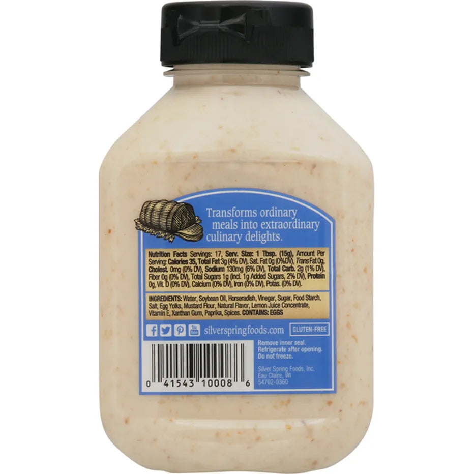Silver Spring Sassy Horseradish Sauce, 9.25 oz
