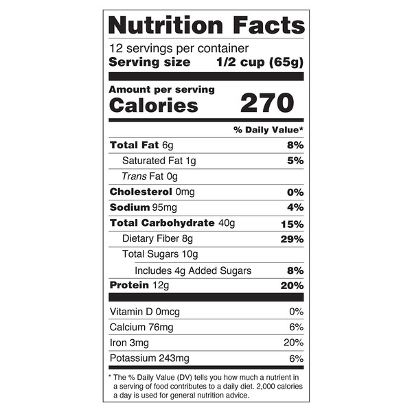 Prana Protein Overnight Chia & Oats Blueberry Muffin, 27.5 oz