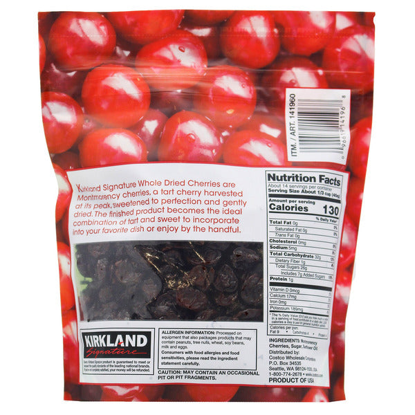 Kirkland Signature Tart Montmorency Cherries, 1 lb 4 oz