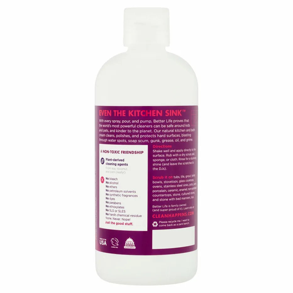 Better Life Kitchen & Bath Scrubber, 16 oz