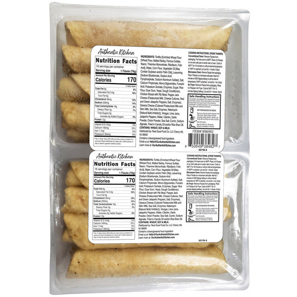 Authentic Kitchen Chicken Flautas, 44 oz