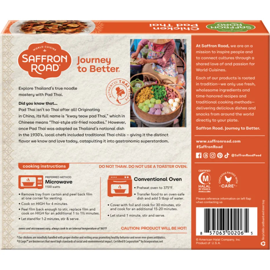 Saffron Road Chicken Pad Thai, 10 oz