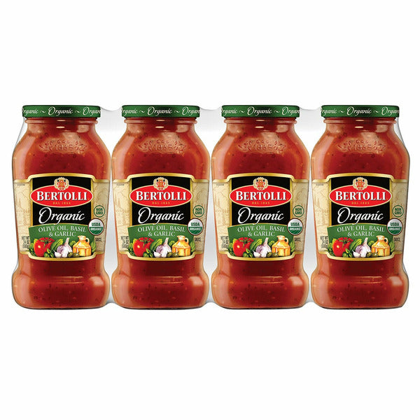 Bertolli Organic Pasta Sauce, 24 oz, 4-count