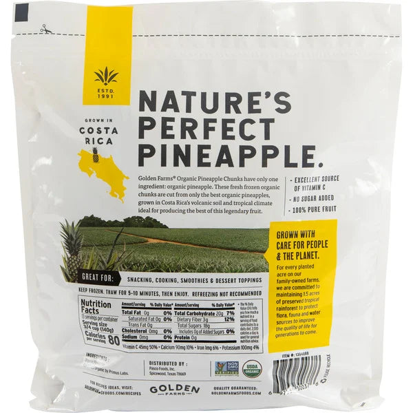 Golden Farms Pineapple Chunks, 4 lbs