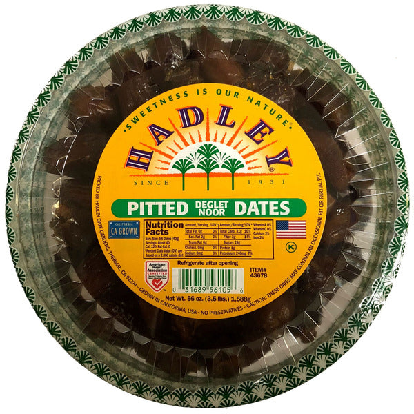 Hadley Organic Deglet Noor Pitted Dates, 40 oz