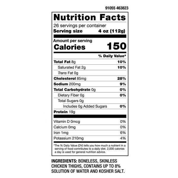 Kirkland Signature Chicken Thighs, Boneless Skinless, 6.5 lbs