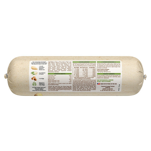 Freshpet Deli Fresh Dog Food, Chicken Recipe, 1.5 lbs, 6-rolls