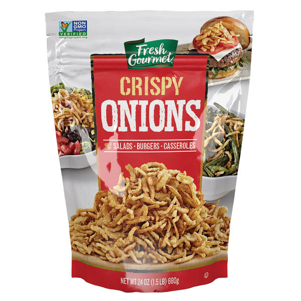 Fresh Gourmet Crispy Onions, 24 oz