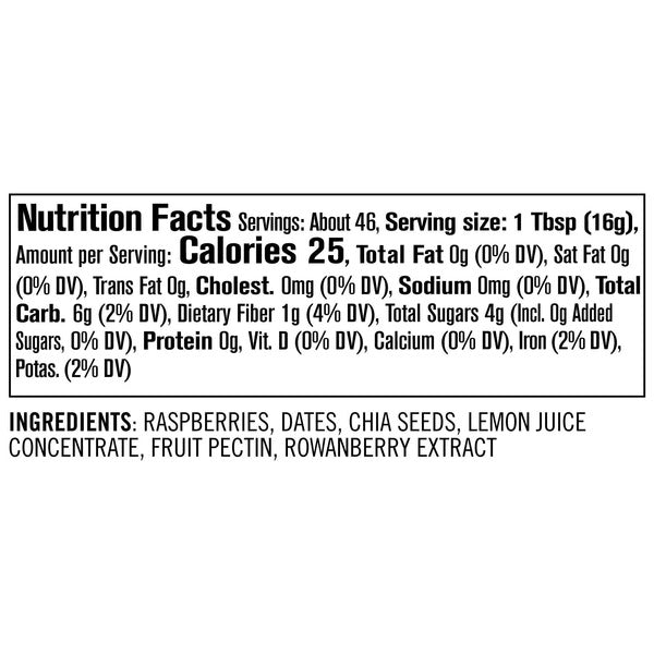 Smash Foods Raspberry Superfood Fruit Spread, 26 oz