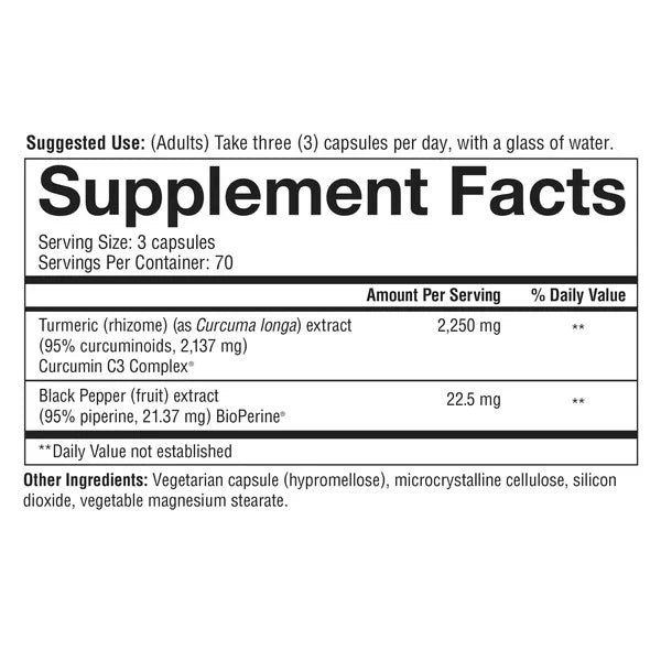 youtheory Turmeric Healthy Inflammation Support 2250 mg, 210 Count