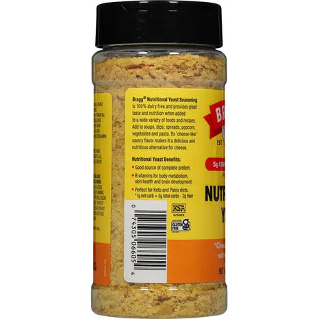 Bragg Nutritional Yeast Seasoning, 4.5 oz