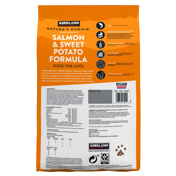 Kirkland Signature Nature's Domain Cat Food, 18 lbs