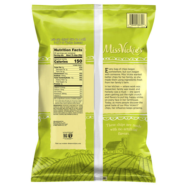 Miss Vickie's Spicy Dill Pickle, 22 oz