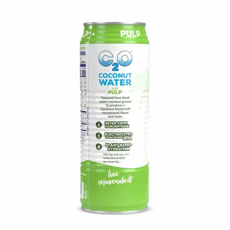 C2O Pure Coconut Water with Pulp, 17.5 oz