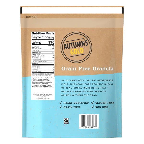 Autumn's Gold Grain-Free Granola Toasted Coconut Almond, 20 oz