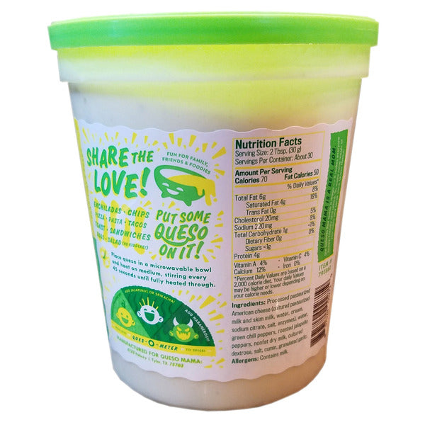 Queso Mama White Queso, 2 lbs