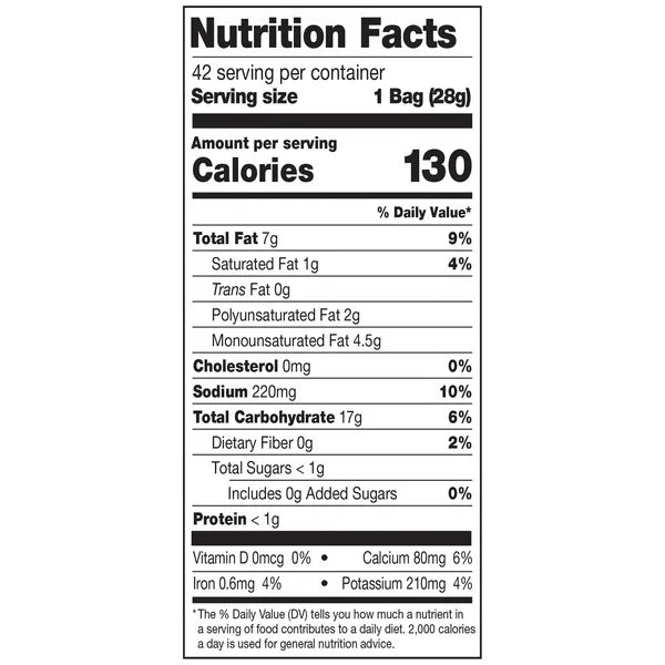 Sensible Portions Garden Veggie Straws, Sea Salt, 1 oz, 42 ct