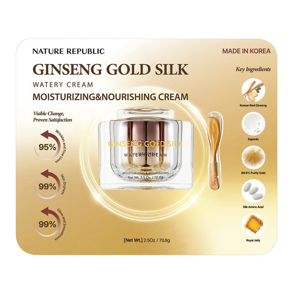 Nature Republic Ginseng Gold Silk Watery Cream, 2.5 oz – Veruca