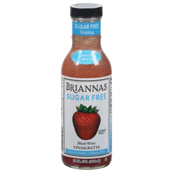 Brianna's Sugar Free Blush Wine Vinaigrette, 12 oz