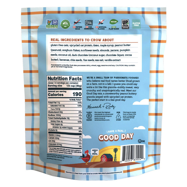 Seven Sundays Peanut Butter Chocolate Protein Granola, 20 oz