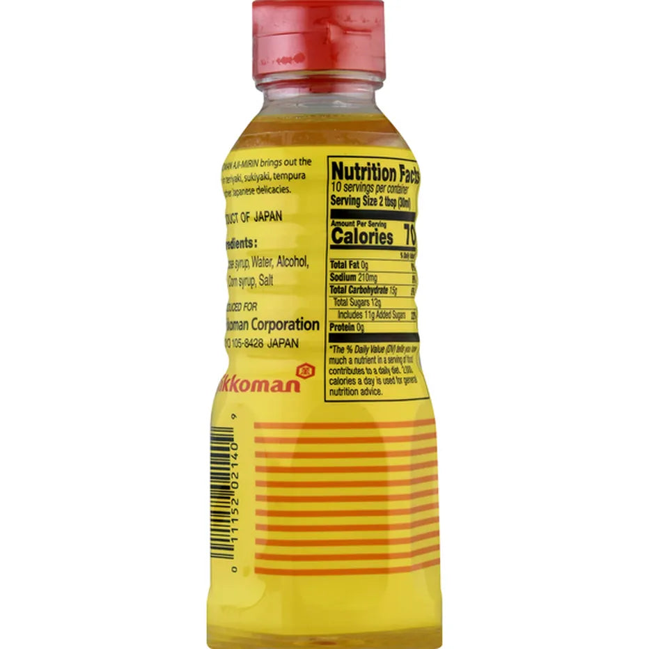Kikkoman Aji-Mirin Sweet Cooking Rice Wine, 10 oz