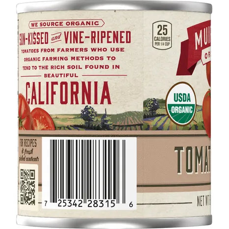 Muir Glen Organic Tomato Sauce, 8 oz