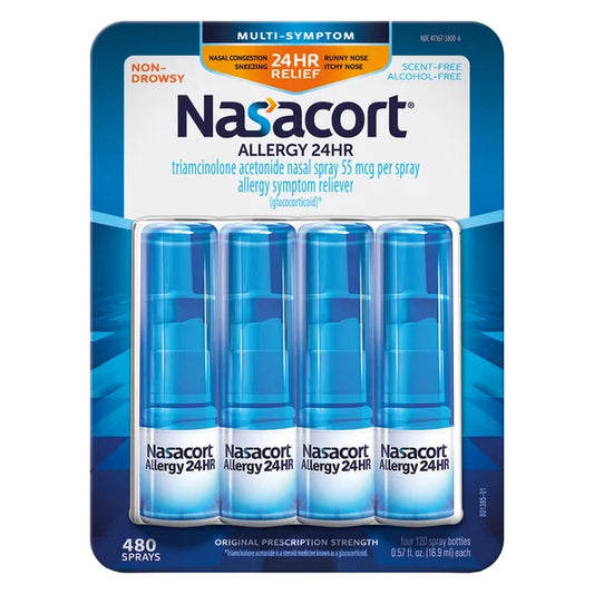 Nasacort Allergy 24 HR, 480 Sprays
