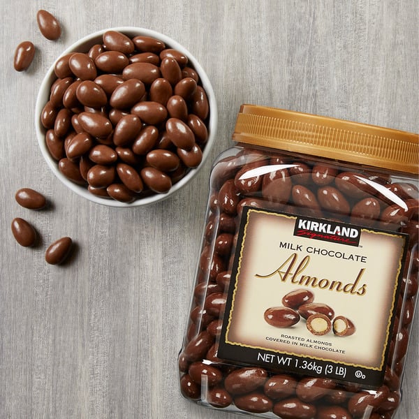 Kirkland Signature Almonds, Milk Chocolate, 3 lbs