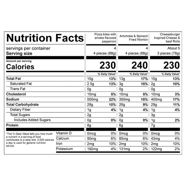 Urban Factory Pub Style Bites Variety Pack, 39.5 oz