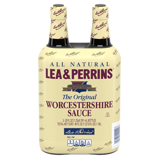 Lea & Perrins Worcestershire Sauce, 20 fl oz, 2 ct