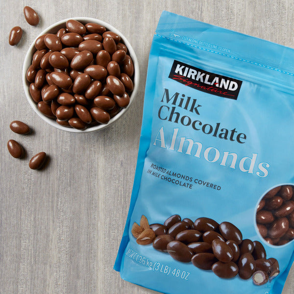 Kirkland Signature Almonds, Milk Chocolate, 3 lbs