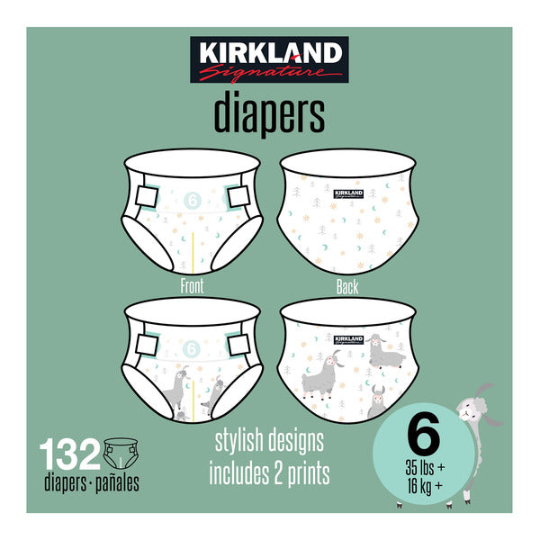 Kirkland Signature Diaper Size 6, 132-count