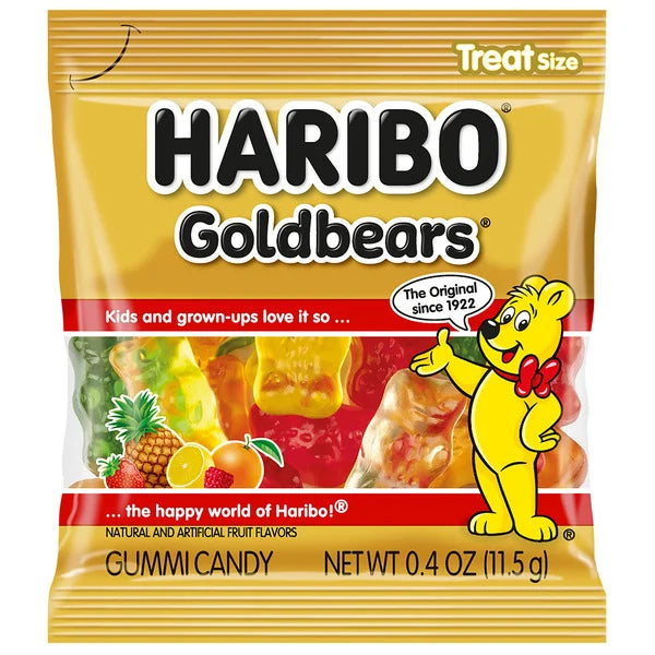 Haribo Goldbears Gummi Candy, Multipack, 50 oz