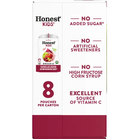 Honest Kids Organic Cherry Go Round Fruit Juice 8 ct, 6.75 oz