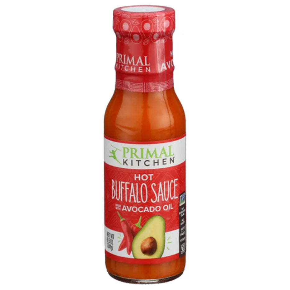 Primal Kitchen Hot Buffalo Sauce, 8 oz