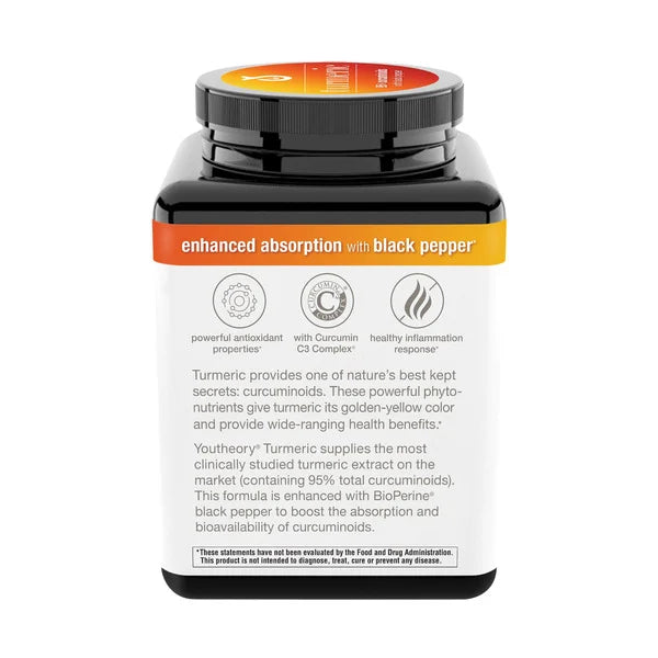 youtheory Turmeric Healthy Inflammation Support 2250 mg, 210 Count