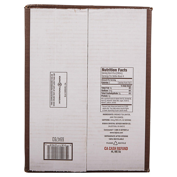 Tejava Black Tea, Original, 33.8 fl oz, 12-count