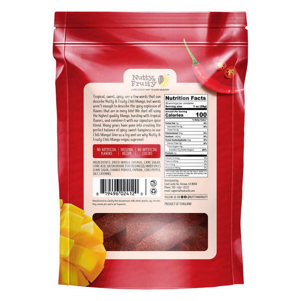 Nutty & Fruity, Chili Mango, 30 oz