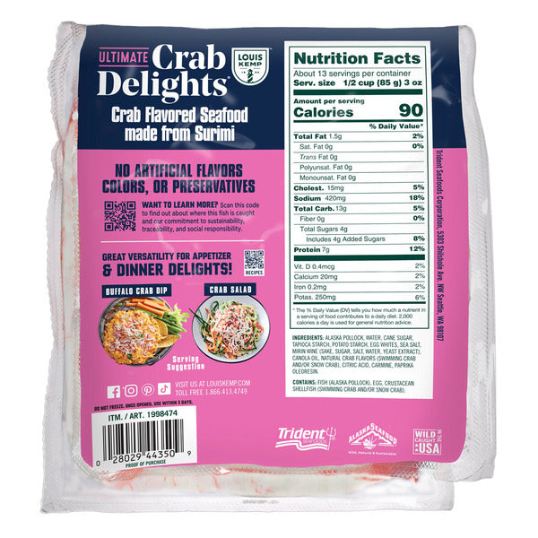 Louis Kemp Ultimate Crab Delights, 20 oz, 2-count