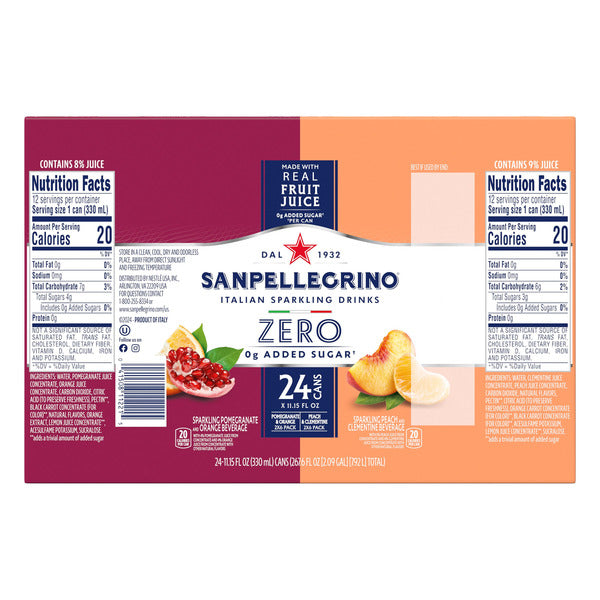 San Pellegrino Variety Pack, 11.5 oz, 24-count