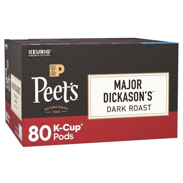 Peet's Coffee Major Dickason’s K-Cup Coffee Pods, 80-count
