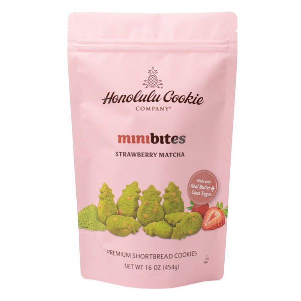 Honolulu Cookie Company Strawberry Matcha Mini Bites, 16 oz