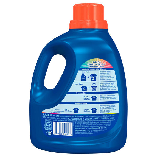 Clorox 2 for Colors Stain Remover, 102 Loads, 112.75 fl oz