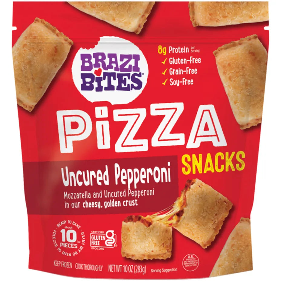 Brazi Bites Cheese & Uncured Pepperoni Bites, 10 oz