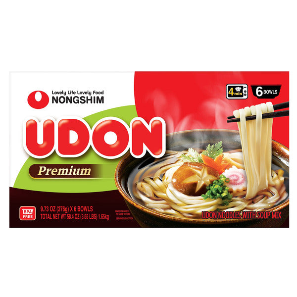 udon.　1207 Nongshim Udon Noodles, 9.73 oz, 6-count – Veruca San Elijo