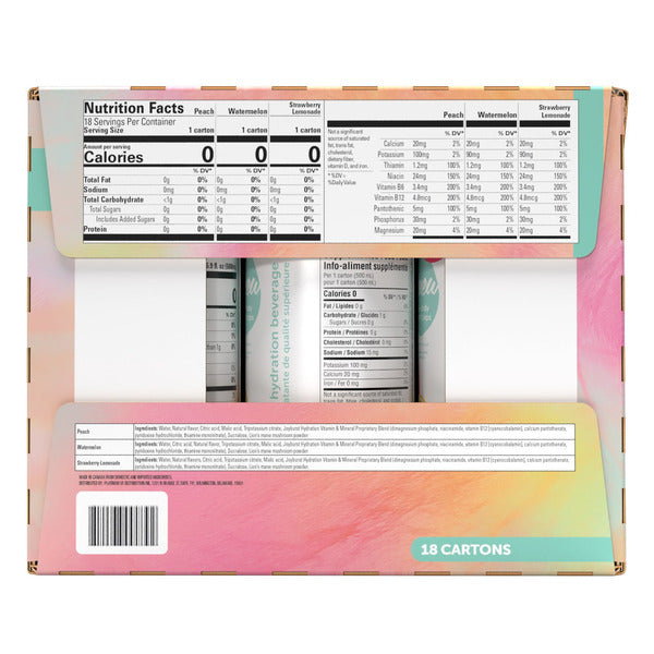 Joyburst Hydration Drink, Variety Pack, 16.9 fl oz. 18-count