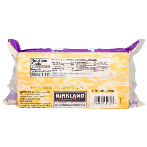 Kirkland Signature Colby Jack Cheese, 2 lbs
