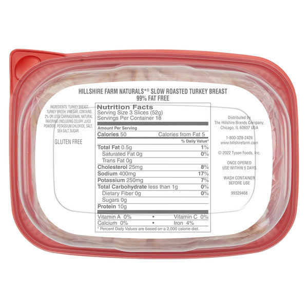 Hillshire Farms Naturals Turkey Breast 2ct, 33 oz