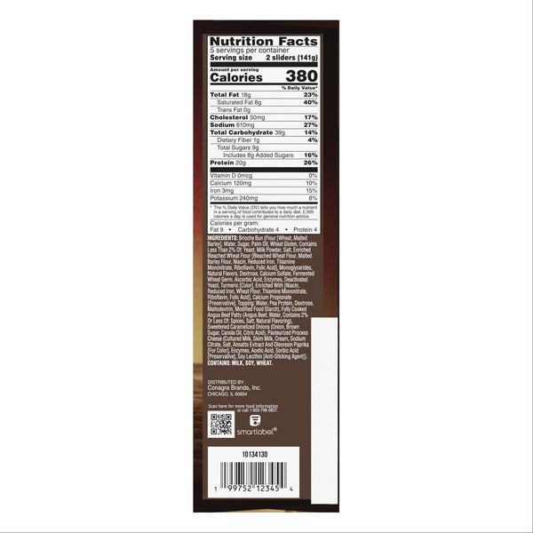 Sweetwood Ranch Angus Cheeseburger Sliders, 10-count